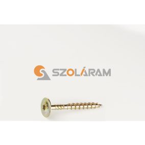   10x120 LAPOSFEJŰ SZERKEZETÉPÍTŐ CSAVAR TORX-40 HORGANYZOTT SÁRGA