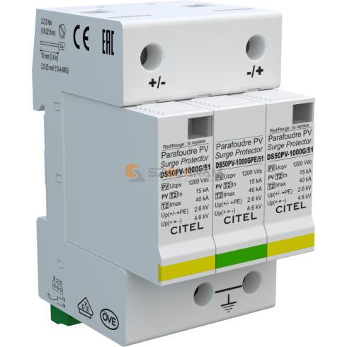 CITEL DS50PVS-1000G/51 Ucpv = 1200 Vdc -túlfeszültség-levezető