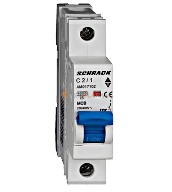 Schrack Kismegszakító AMPARO 10kA, C 2A, 1 pólusú