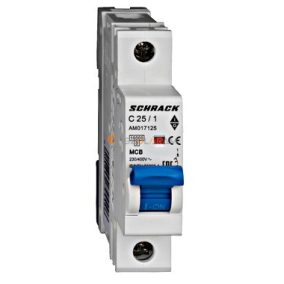 Schrack Kismegszakító AMPARO 10kA, C 25A, 1 pólusú
