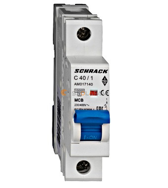 Schrack Kismegszakító AMPARO 10kA, C 40A, 1 pólusú