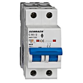 Schrack Kismegszakító AMPARO 10kA, C 50A, 2 pólusú