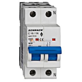 Schrack Kismegszakító AMPARO 10kA, C 16A, 1+N
