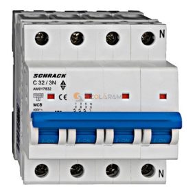 Schrack Kismegszakító AMPARO 10kA, C 32A, 3+N