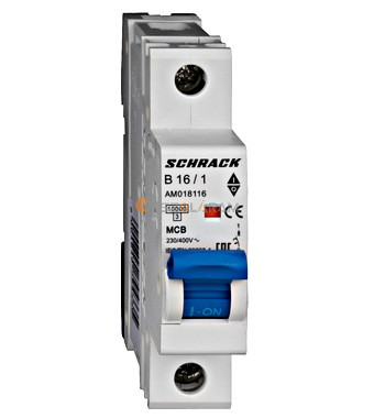 Schrack Kismegszakító AMPARO 10kA, B 16A, 1 pólusú