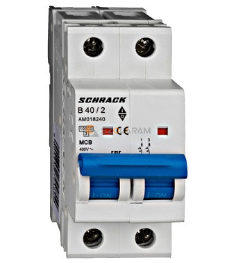 Schrack Kismegszakító AMPARO 10kA, B 40A, 2 pólusú