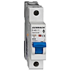 Schrack Kismegszakító AMPARO 10kA, D 40A, 1 pólusú