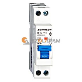 Schrack Kismegszakító AMPARO 4,5kA, B 13A, 1+N, 1KE