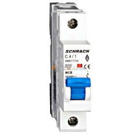 Schrack Kismegszakító AMPARO 6kA, C 4A, 1 pólusú