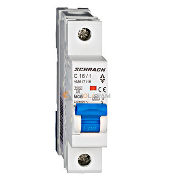 Schrack Kismegszakító AMPARO 6kA, C 16A, 1 pólusú
