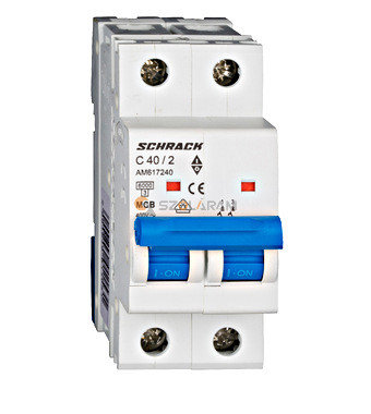 Schrack Kismegszakító AMPARO 6kA, C 40A, 2 pólusú