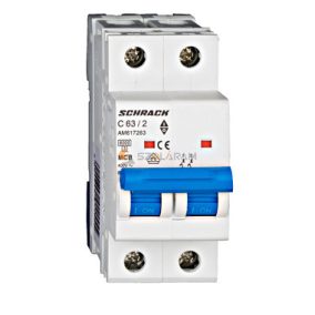 Schrack Kismegszakító AMPARO 6kA, C 63A, 2 pólusú