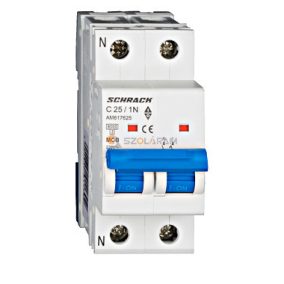 Schrack Kismegszakító AMPARO 6kA, C 25A, 1+N