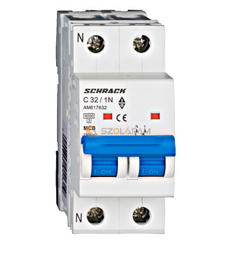 Schrack Kismegszakító AMPARO 6kA, C 32A, 1+N