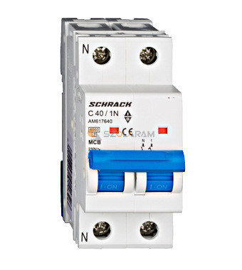 Schrack Kismegszakító AMPARO 6kA, C 40A, 1+N