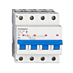 Schrack Kismegszakító AMPARO 6kA, C 50A, 3+N
