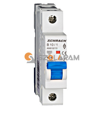 Schrack Kismegszakító AMPARO 6kA, B 10A, 1 pólusú