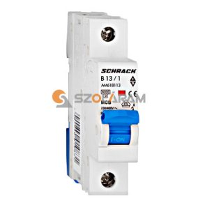 Schrack Kismegszakító AMPARO 6kA, B 13A, 1 pólusú
