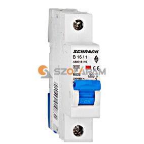 Schrack Kismegszakító AMPARO 6kA, B 16A, 1 pólusú