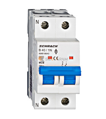 Schrack Kismegszakító AMPARO 6kA, B 40A, 1+N