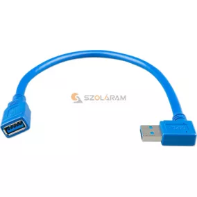   Victron USB extension cable 0,3m one side right angle hosszabbító kábel