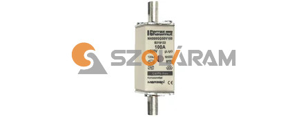 Mersen NH00 100A gL/gG 500V középső-kioldásjelzéssel NH000GG50V100 biztosítóbetét