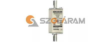 Mersen NH00 10A gL/gG 500V középső-kioldásjelzéssel NH000GG50V10 biztosítóbetét