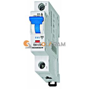 Schrack Kismegszakító, C 6A, 1 pólusú, 6kA