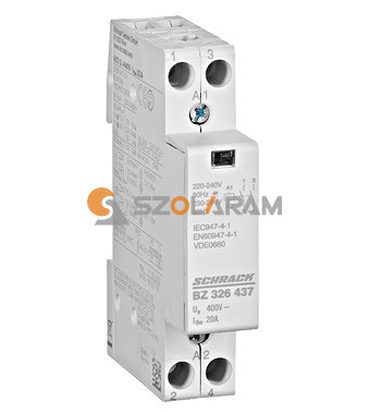 Schrack Sorbaépíthető mágneskapcsoló 20A, 2z, 230V AC 1KE
