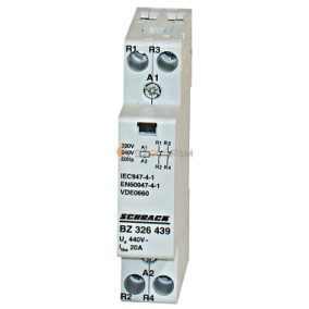   Schrack Sorbaépíthető mágneskapcsoló 20A, 2ny, 230V AC 1KE