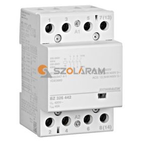   Schrack Sorbaépíthető mágneskapcsoló 40A/12.5kW, 4z, 230V AC 3KE