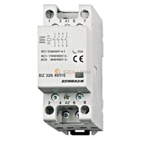   Schrack AMPARO sorbaépíthető mágneskapcsoló 25A, 4z, 230V AC 2KE