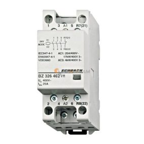   Schrack Sorbaépíthető mágneskapcsoló 25A, 3z+1ny, 24V ACDC 2KE