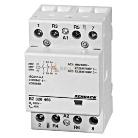   Schrack Sorbaépíthető mágneskapcsoló 40A, 2z+2ny, 230V AC 3KE