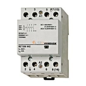   Schrack Sorbaépíthető mágneskapcsoló 40A/12.5kW, 3z, 230V AC 3KE