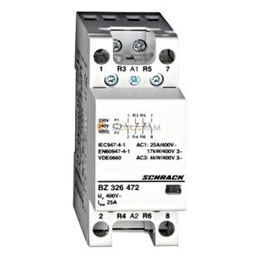   Schrack Sorbaépíthető mágneskapcsoló 25A, 2z+2ny, 230V AC 2KE