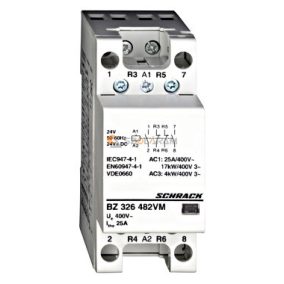   Schrack Sorbaépíthető mágneskapcsoló 25A, 2z+2ny, 24V ACDC 2KE