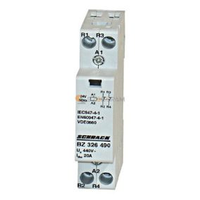   Schrack Sorbaépíthető mágneskapcsoló 20A, 2n, 24V AC 1KE