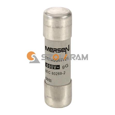 Mersen gG 14x51mm 25A AC690V FR14GG69V25 biztosítóbetét