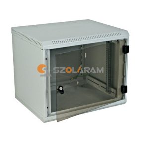   Schrack Egyrészes kommunikációs fali szekrény, 370x600x395, 6U