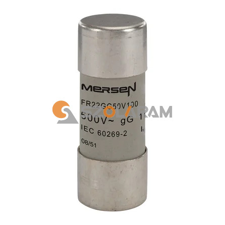 Mersen gG 22x58mm 100A AC500/600V FR22GG50V100 biztosítóbetét