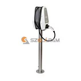 Schrack Lábazat 2x i-CHARGE CION, rozsdamentes acél