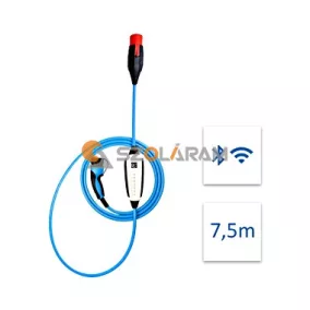 Schrack Mobil töltő, 7,5m, Typ 2, 22kW, WLAN, Bluetooth