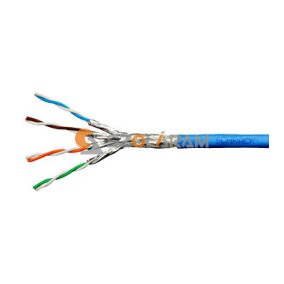  Schrack S/FTP Cat7 kábel 4x2xAWG23/1, 1000MHz, LS0H, 30%, kék
