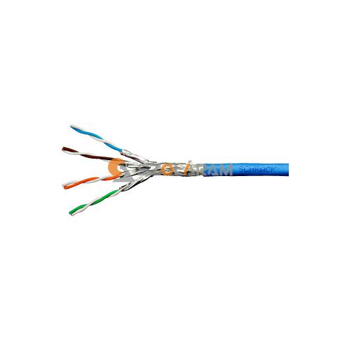 schrack S/FTP Cat7 kábel 4x2xAWG23/1, 1000MHz, LS0H, 30%, kék