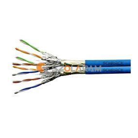   Schrack F/FTP kábel Cat.6a 2x(4x2xAWG23/1), 500MHz, LS0H-3, Dca, kék