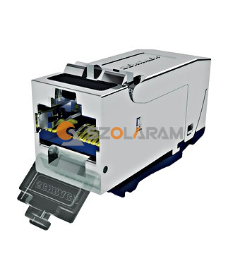 Schrack S-JACK Modul RJ45 árnyékolt, Cat.6a 10GB, 4PPoE 100W, SFB