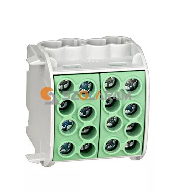 Schrack Nagyáramú burkolt elágazókapocs 35mm², 4be/4kimenet, z/s