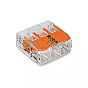 Schrack Oldható csatlakozó kapocs Wago 3 x 0,2-4 mm²