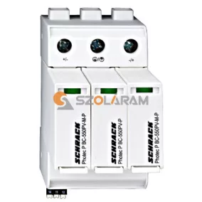   Schrack Fotovillamos túlfesz.levezető T1+2 (B+C) 1100Vdc,Iimp 12,5kA